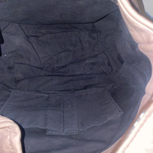 Marc By Marc Jacobs Moto Tie Dye Mauve Leather Large Hobo Bag EUC - Picture 4 of 12